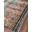 Tapis bleu sarcelle en laine et coton Original
