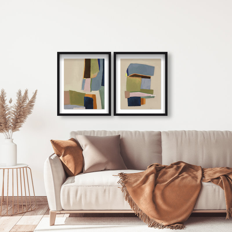 Colro View Set Set by Oliver Gal, 25.5" H x 21.5" W, Black Shadowbox