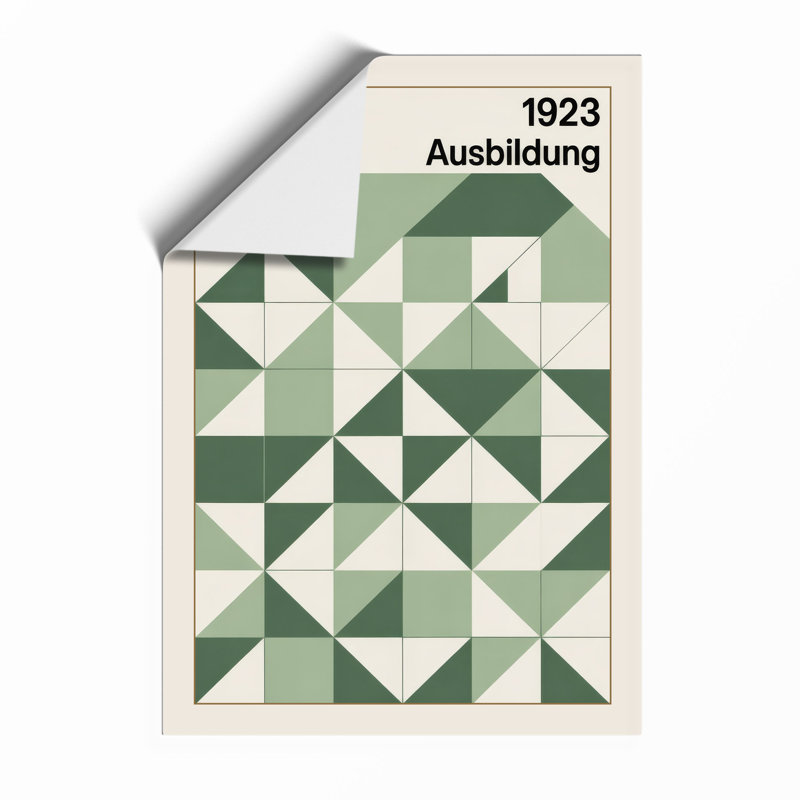 Bauhaus Geometry Geometric - Print, Unframed, A2 - 59.4 x 42.0 cm
