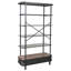 Aarien 181 cm H x 100 cm W Iron Etagere Bookcase