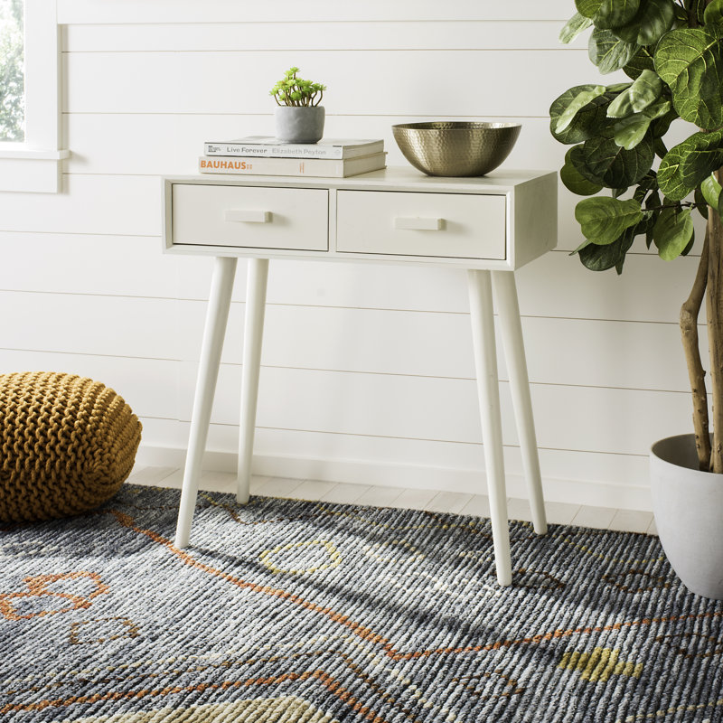 Dudley 71cm Console Table, Distressed White