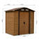 6 ft. W x 5 ft. D Overlap Apex Metal Garden Shed