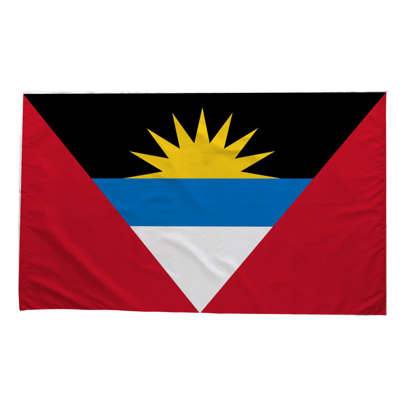 Drapeau d'Antigua-et-Barbuda - drapeau extérieur, 36" H x 60" W