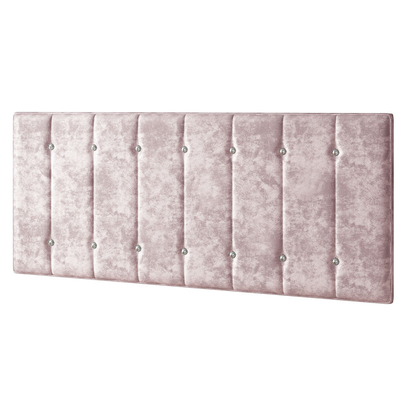 Chih Upholstered Headboard, Double (4'6), Pink