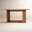 Erie Solid Oak Dining Table-182357825