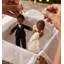 Hand-Knit Bride Hanging Figurine Ornament
