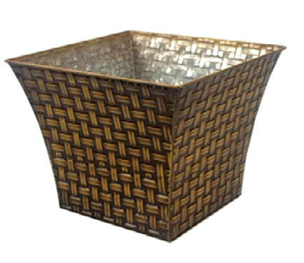 Panier en métal/métallique carré