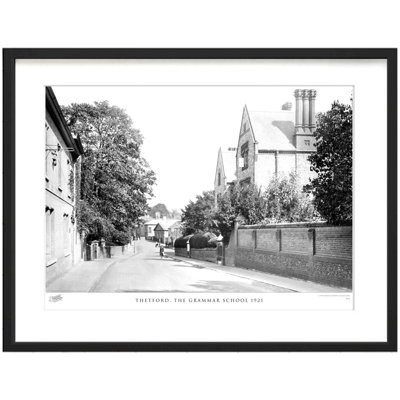 Thetford, The Grammar School 1921 by Francis Frith - Single Picture Frame Print
