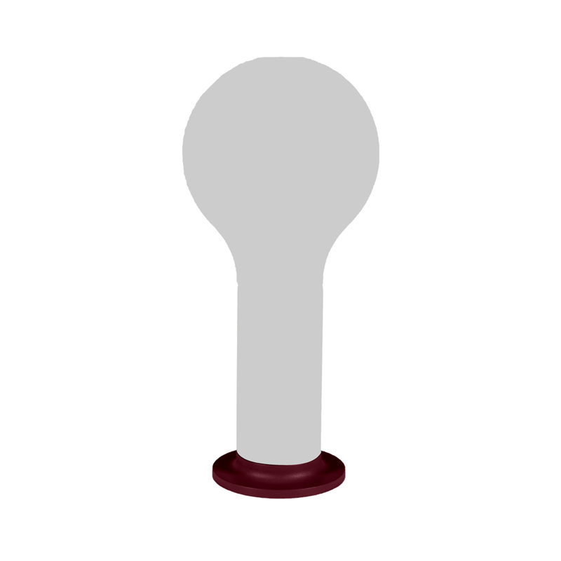 Pied de lampe ou pince Aplo, Cerise noir