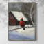 «Christmas Holiday Art CDXLVII», reproduction d'art encadrée - bois massif-232986585