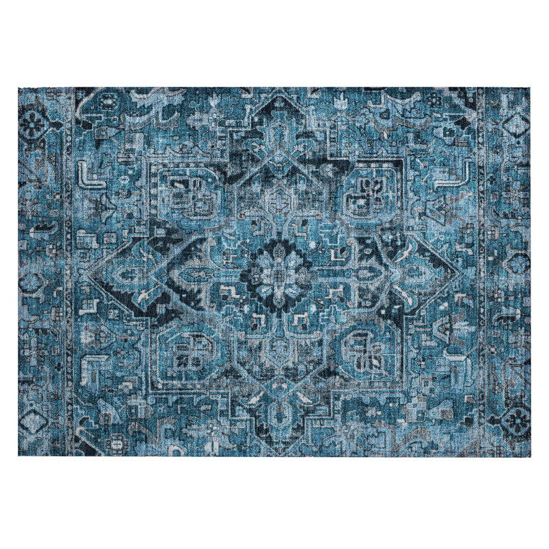 Tapis rectangulaire Lombux avec envers antidérapant
