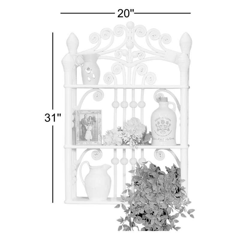 Tablette décorative 3 pièces Telma, Brun délavé