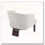 Chaise d'appoint avec dossier rond et pieds en bois-1641746055