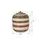 Panier en rotin Belly