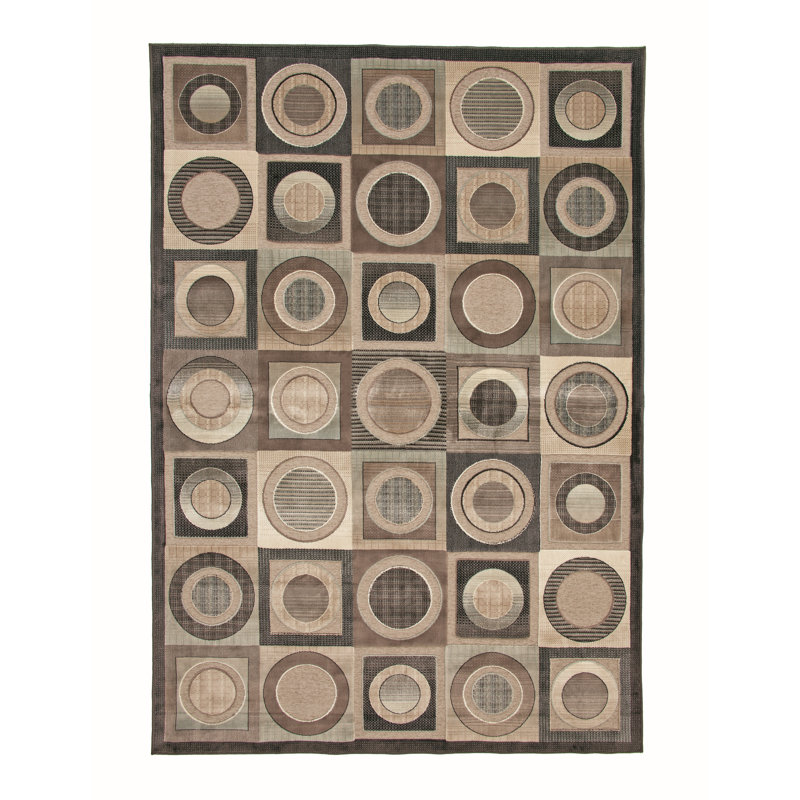Aleenah Geometric Indoor Rug, Rectangle 5'3" x 7'6"