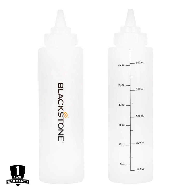Blackstone 32 Oz Plastic Squeeze Bottle Set