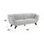 Canapé bouclé gris clair-917680325