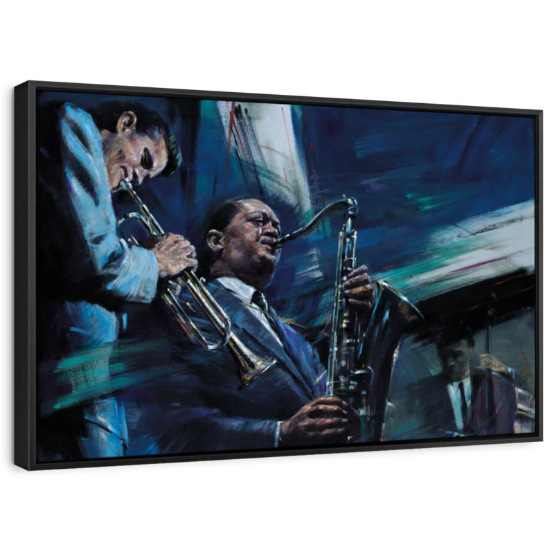 Blue Cool Canvas Print, 21" H x 31" W