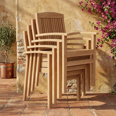 Fauteuil empilable Sahara (4 pièces)
