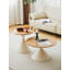TABLE RONDE BLANC + BOIS