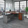 Series C 60W x 43D 3 Position Sit to Stand L Shaped Desk with Mobile File Cabinet