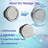 Bathroom Shower Panel Tower System LED Temperature Display Body Massage Jets Shower Set Waterfall Rain Shower Head 6 Functions Temperature-86245689