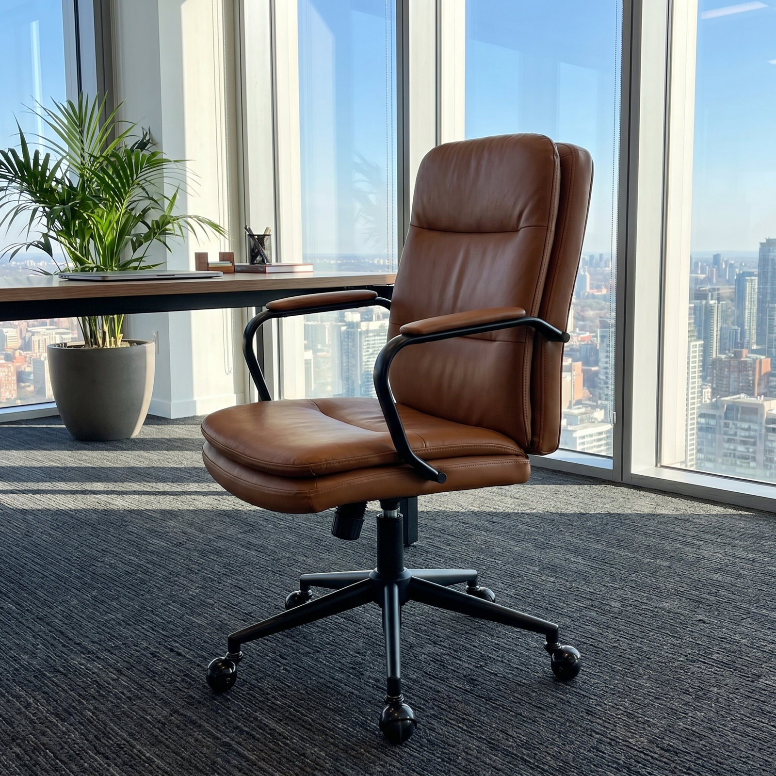 Ergonomic Office Chair, Brown