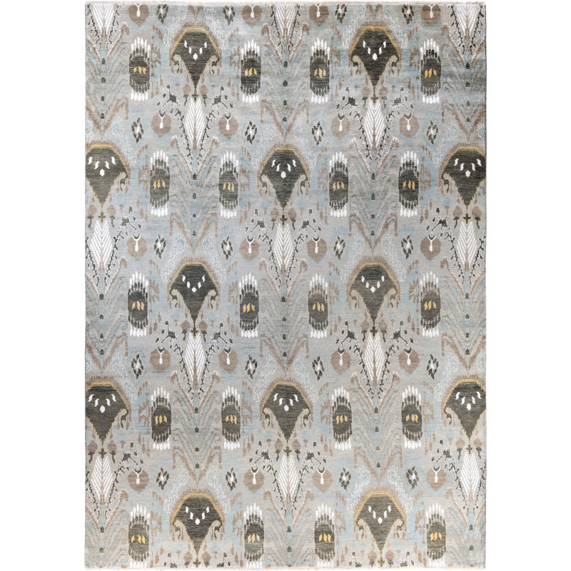 Overdyed One-of-a-Kind 8' 10" X 12' 8" Hand Knotted Area Rug