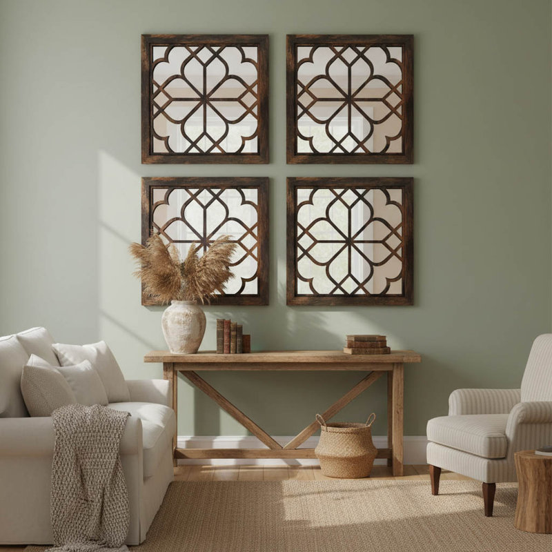 Square Mirror, Brown