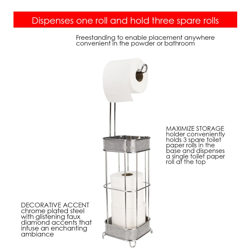 Free Standing Toilet Paper Holder