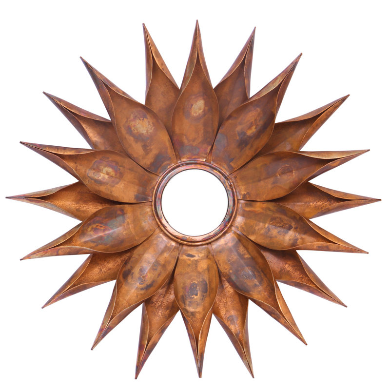 Miroir d'appoint en fer Aivley Sunburst