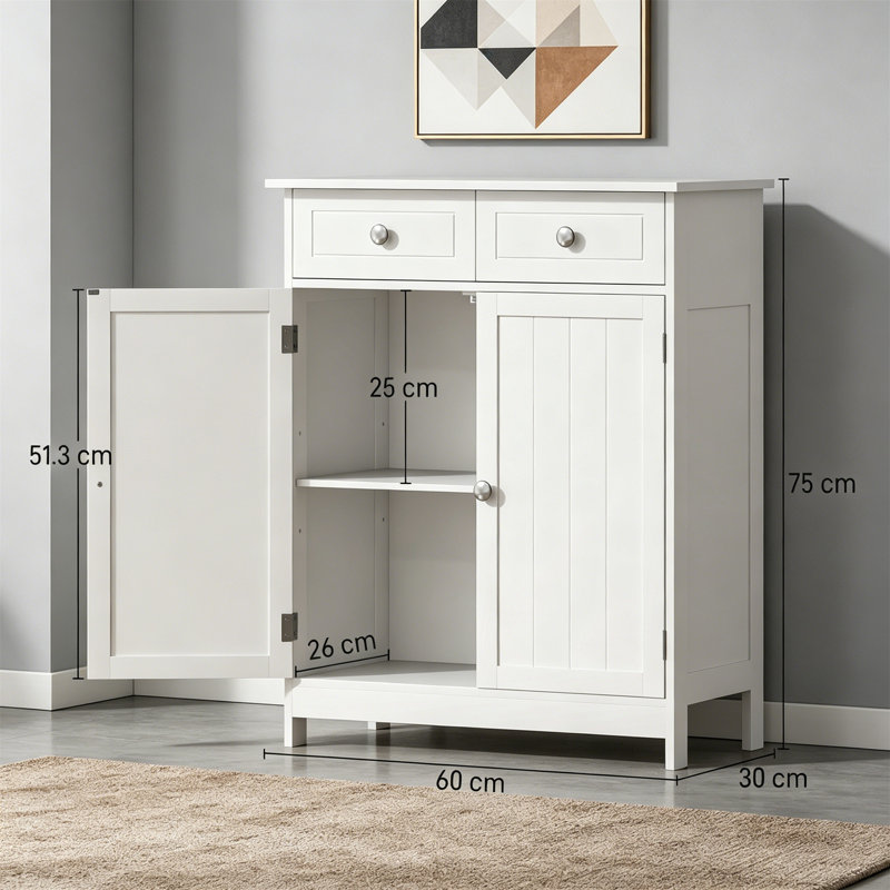 Freestanding Bathroom Storage Cabinet