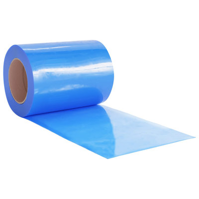 Plastic Sheer Door Curtain Single Panel