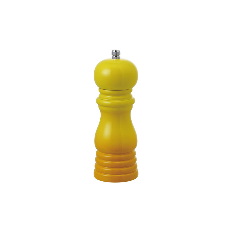 Enameled Rubberwood Salt/Pepper Mill