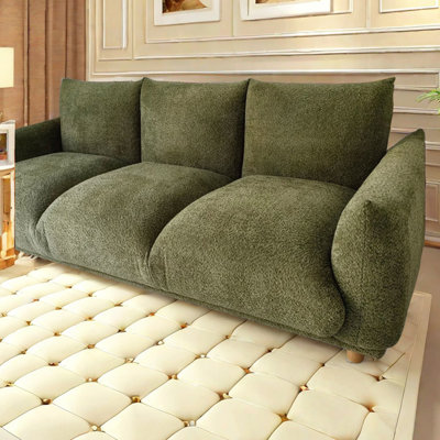 Fabric wabi-Sabi living room soft sofa