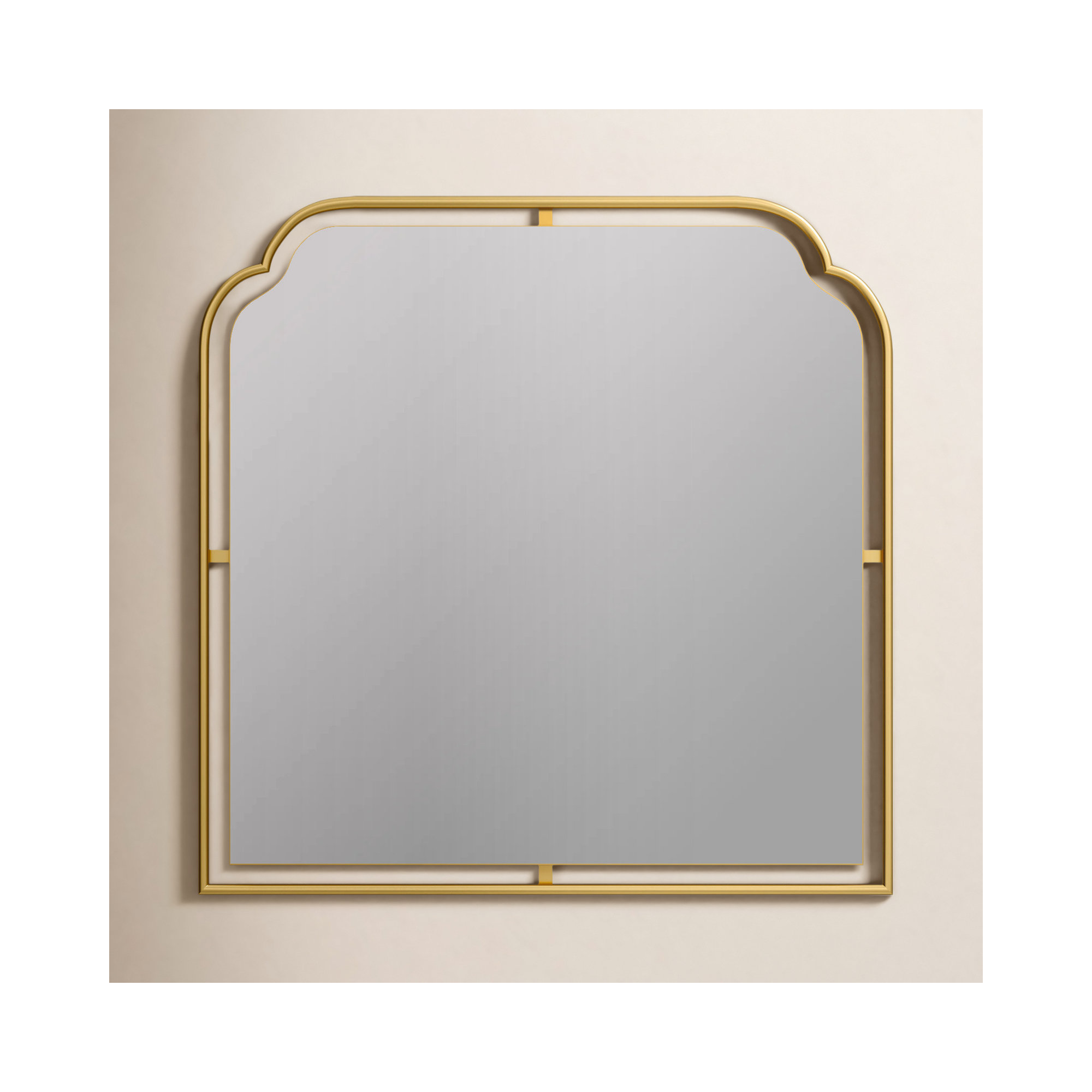 Moors Metal Novelty Mirror, Gold