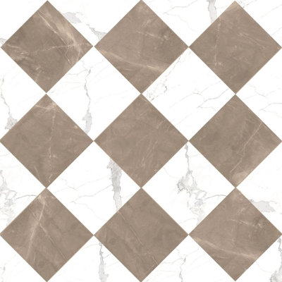 Windsor Checkerboard 12" x 12" Matte Porcelain Floor & Wall Tile