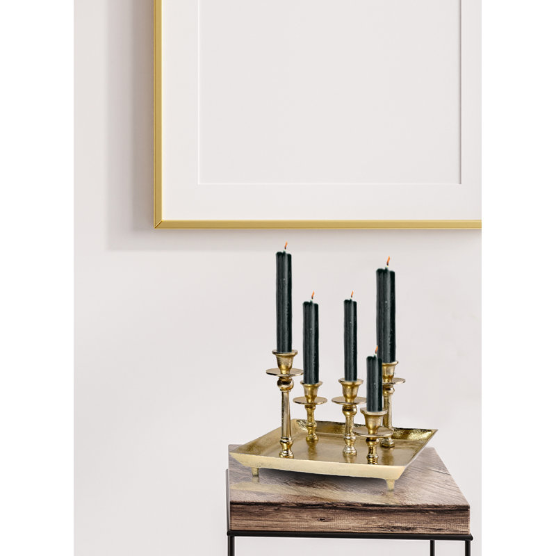 9'' H Aluminum Tabletop Candlestick