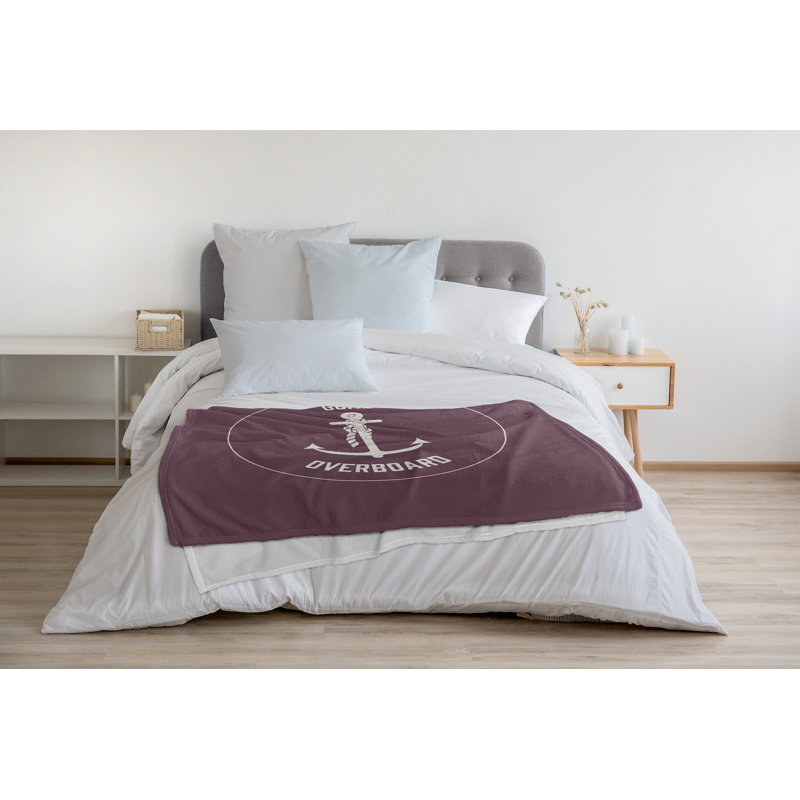 Jeté polaire Nautical Nights, L 30 po x L 40 po, Mauve ancien, 1.75