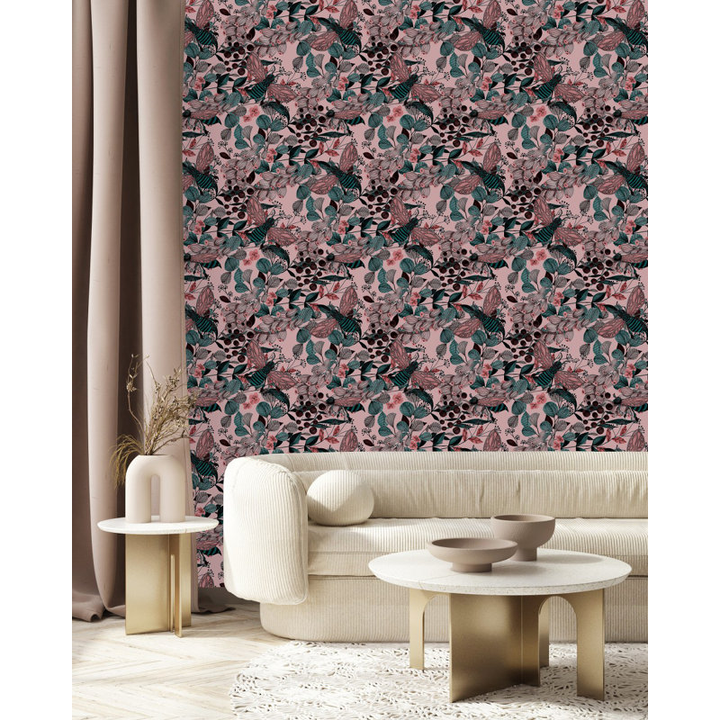 Floral Tile, 2.08' W x 18.75' L