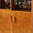 31.5" Liquor Cabinet With Wine Glass Holder & Wine Rack & Adjustable Shelf