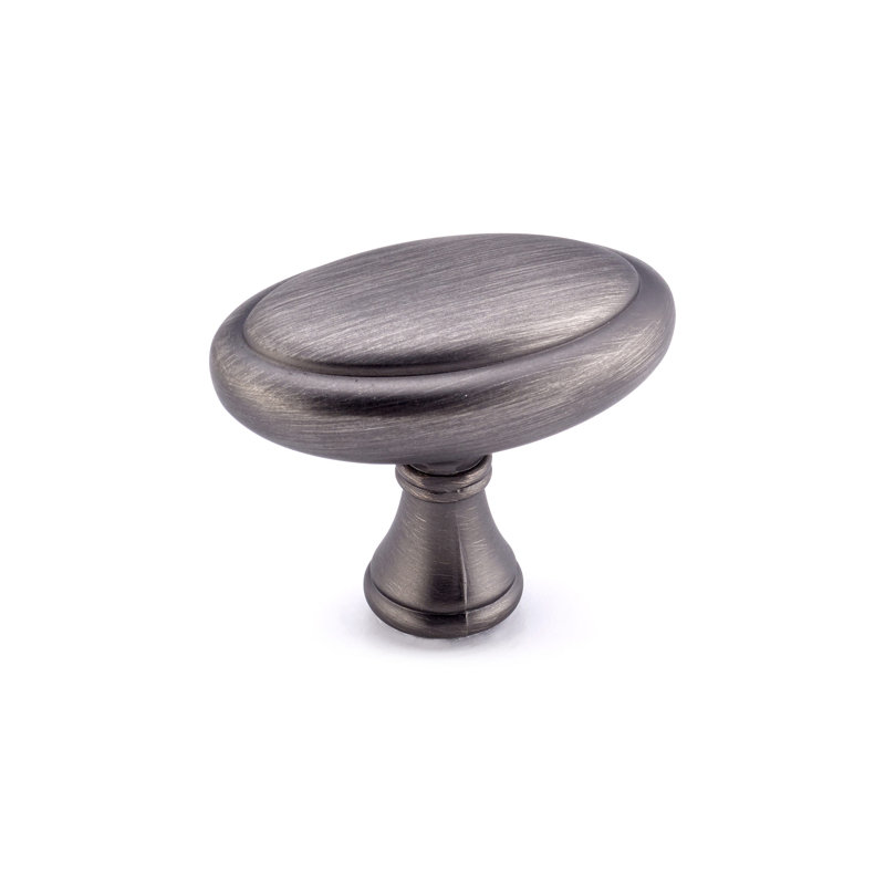 Expression Oval Knob, Antique Nickel