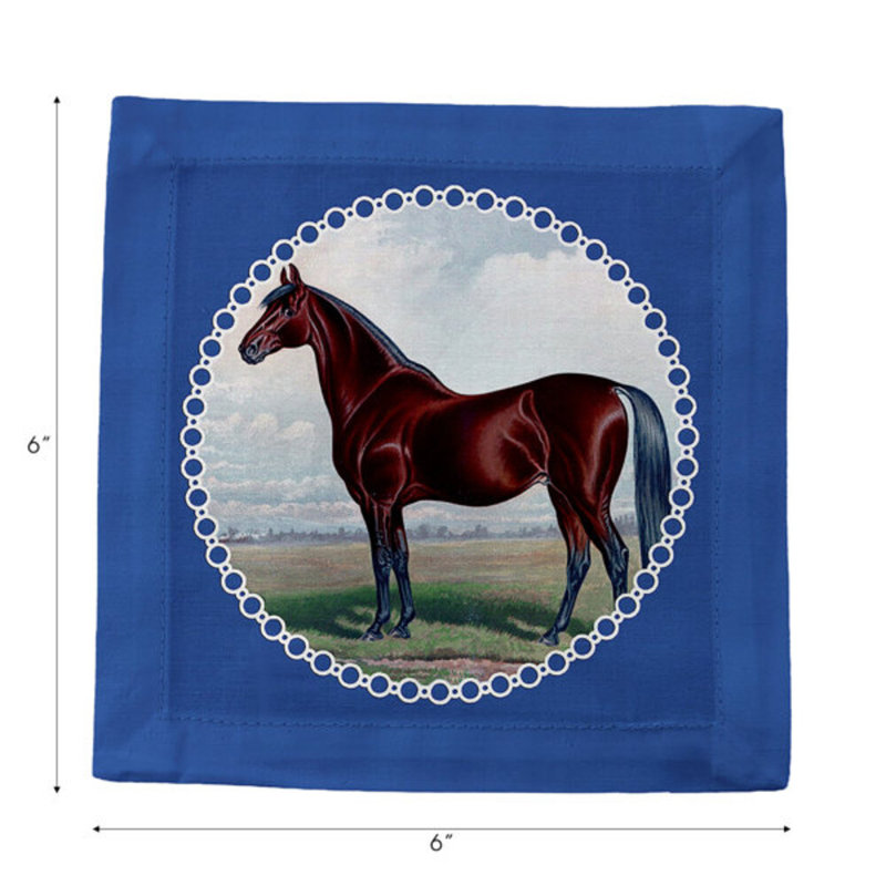 Square Napkins, Blue