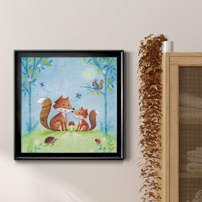 " Woodland Family Fox " Print