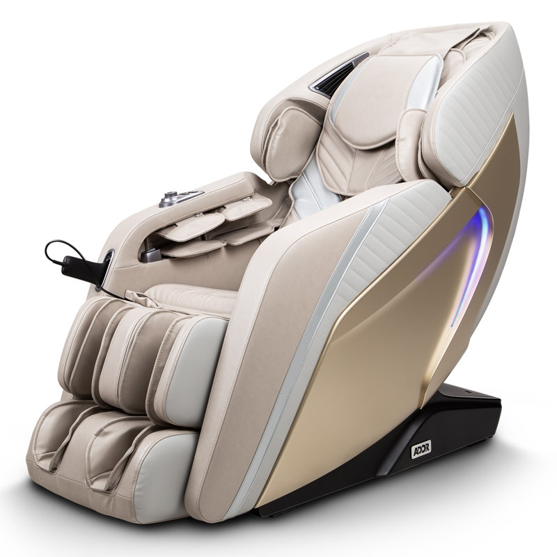 Fauteuil de massage 3D Integra, Similicuir taupe, Taupe