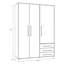 Takeem Manufactured Wood Wardrobe-1507294317