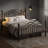 Queen Exquisite Metal Platform Bed with Sturdy and Stable Structure, Spacious Storage, Easy Assembly, Black-393977108-393994985