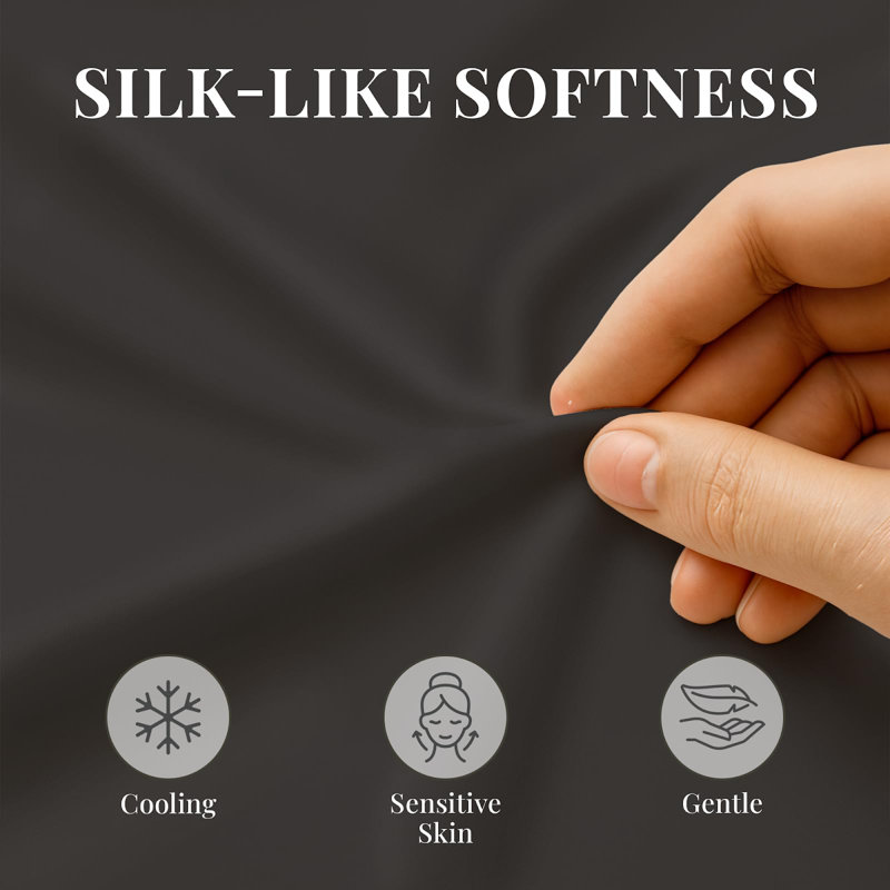 Premium Rayon From Bamboo Blend Sheet Set With Deep Pockets, Cooling and Breathable, Full Sheet Set with 4 Pillowcases