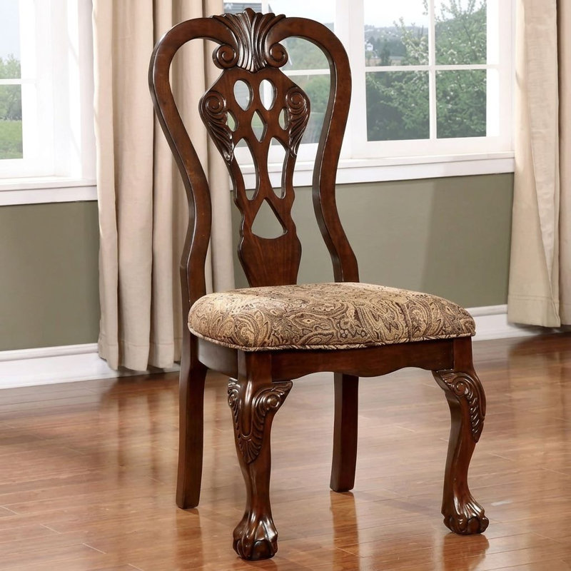 Ensemble de 2 chaises d'appoint rembourrées Elana
