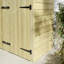 Wooden Triple Bin Store